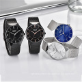 NORTH 7701 mesh strap Top Luxury Brand Watches Men Mesh Steel Strap Men Watch Business Fashion Casual Watches relogio masculino